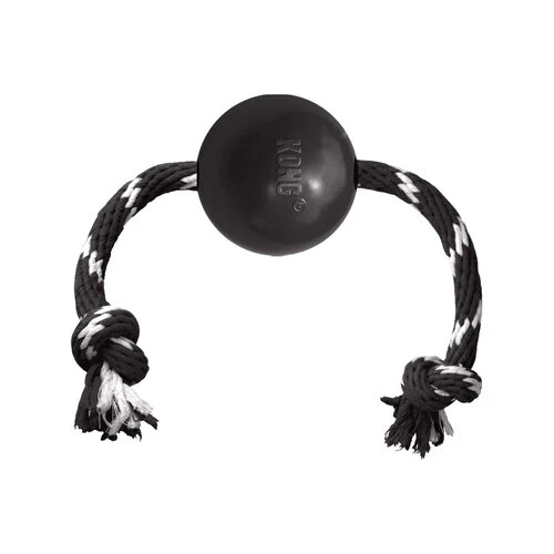 KONG Extreme Ball Mit Seil 1 KONG Extreme Ball Mit Seil