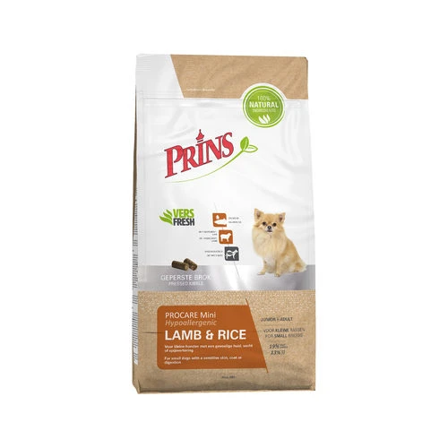 Prins ProCare Mini Lamb & Rice Hypoallergenic 1 Prins ProCare Mini Lamb & Rice Hypoallergenic