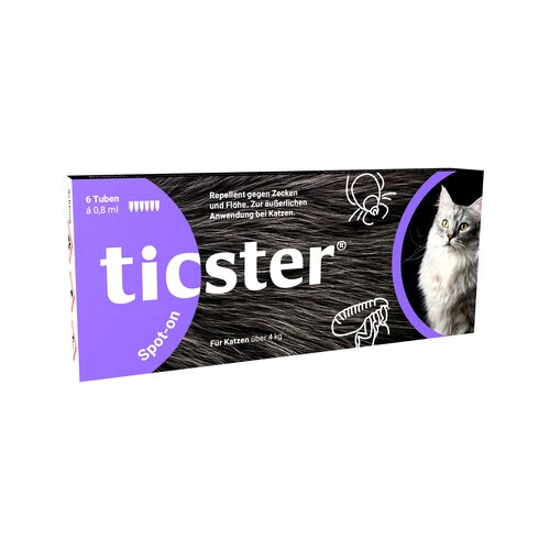 Ticster Spot-on Katze 4-8 Kg 1 Ticster Spot-on Katze 4-8 Kg